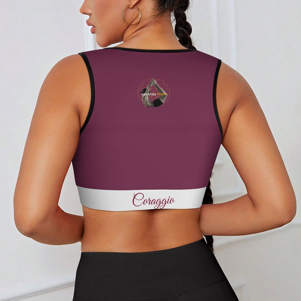 🔥 FORZA • CORAGGIO  — Performance Top Donna