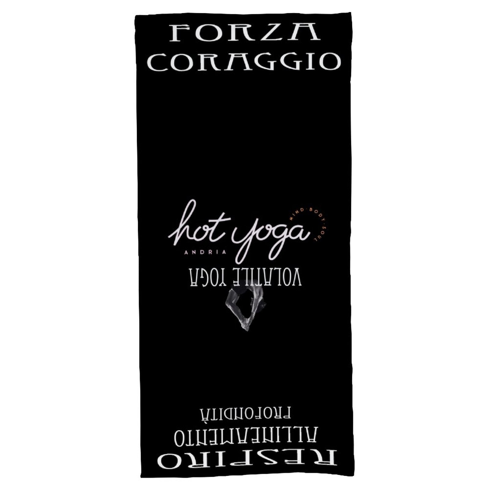 🔥 Telo Yoga "Forza e Respiro" — Edizione Rituale |  HotYoga Andria x VolatileYoga